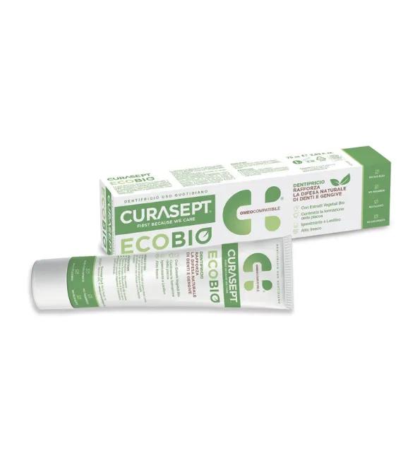 CURASEPT Dentifrice naturel bio EcoBio 75mL
