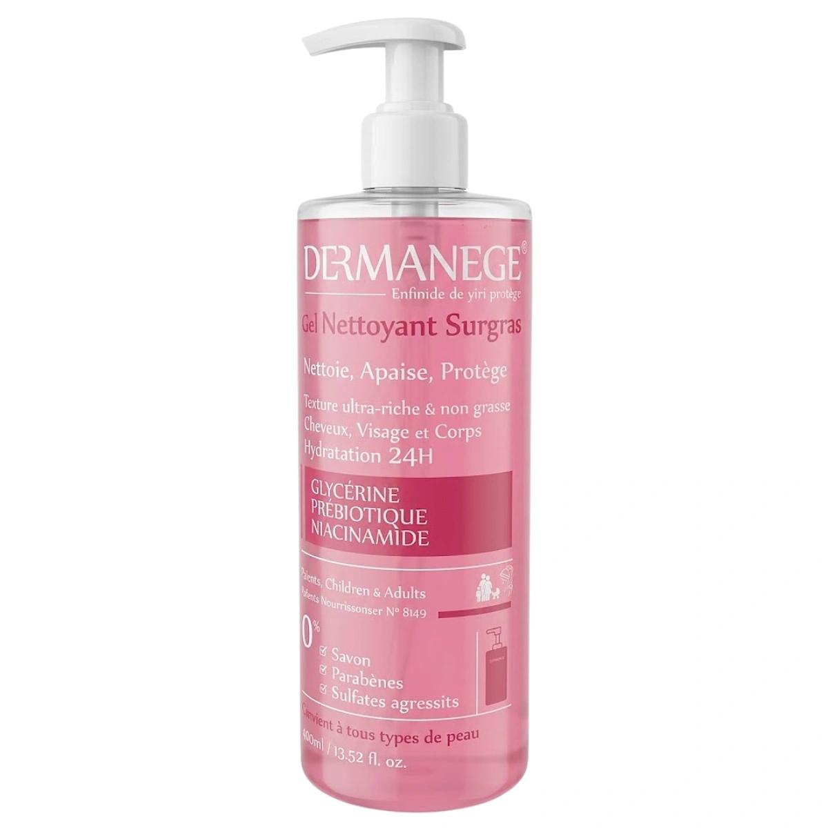 DERMANEGE Gel Nettoyant Surgras 400ml