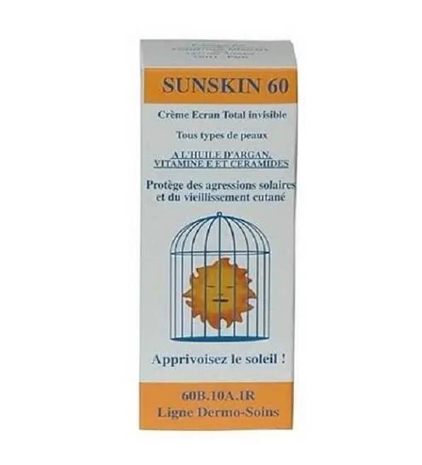 DERMO-SOINS DERMO SOINS SUNSKIN 60 CRÈME SOLAIRE TUBE 50ML