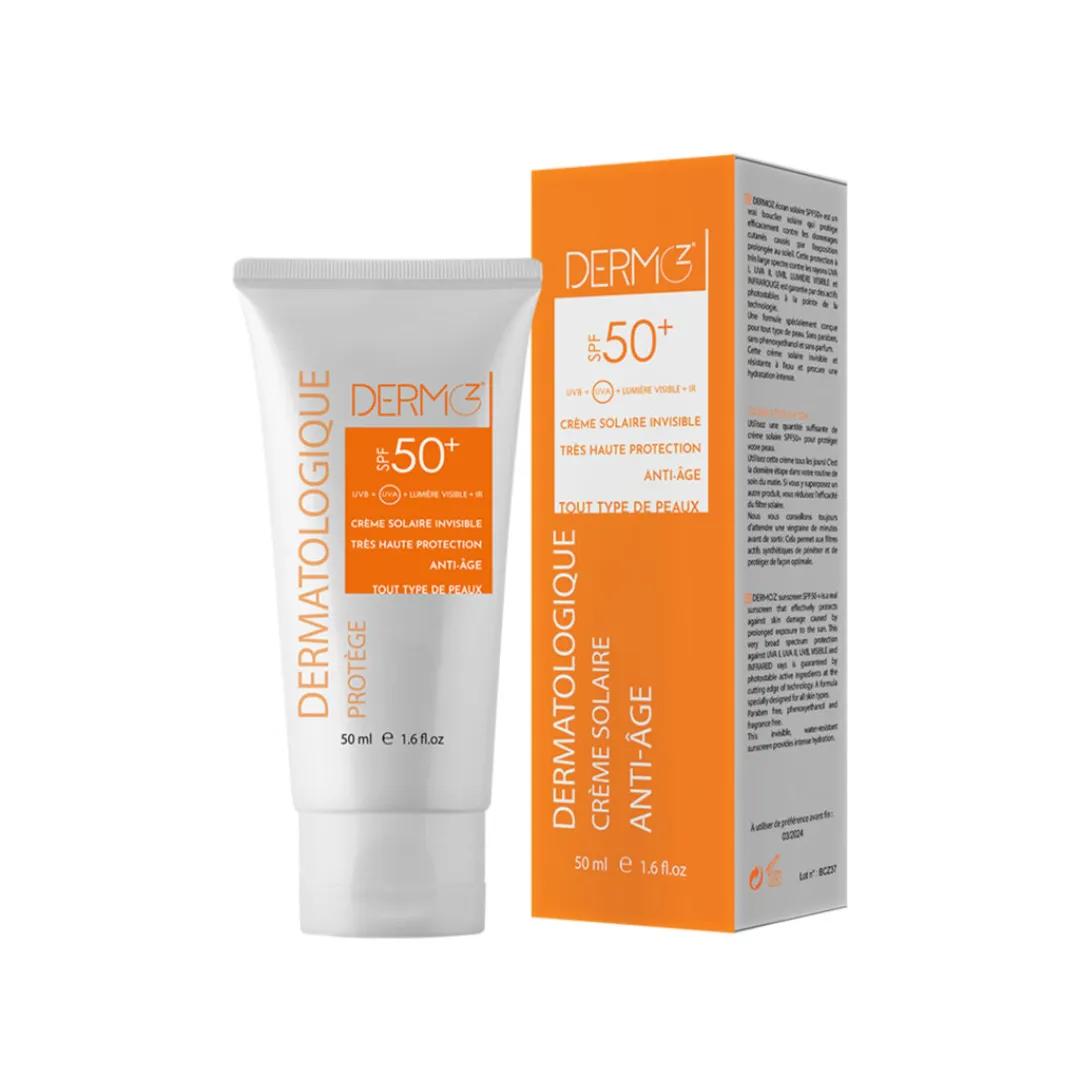 DERMOZ Ecran Solaire Inivisible Spf50+ 50ml