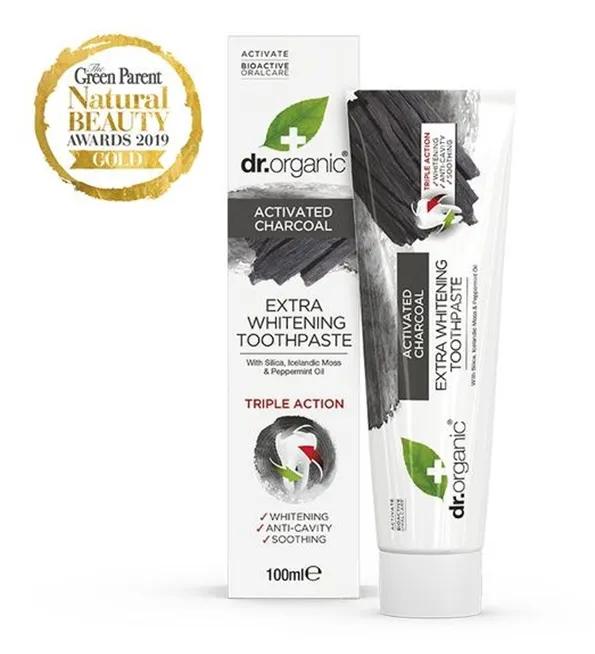 Dr Organic Dentifrice au Charbon 100Ml