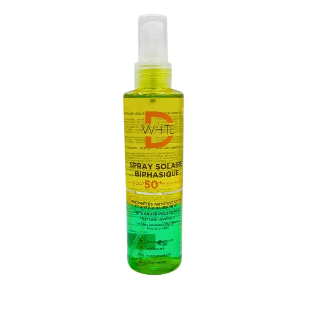 DWHITE Spray Solaire Biphasique spf50+ 200ml