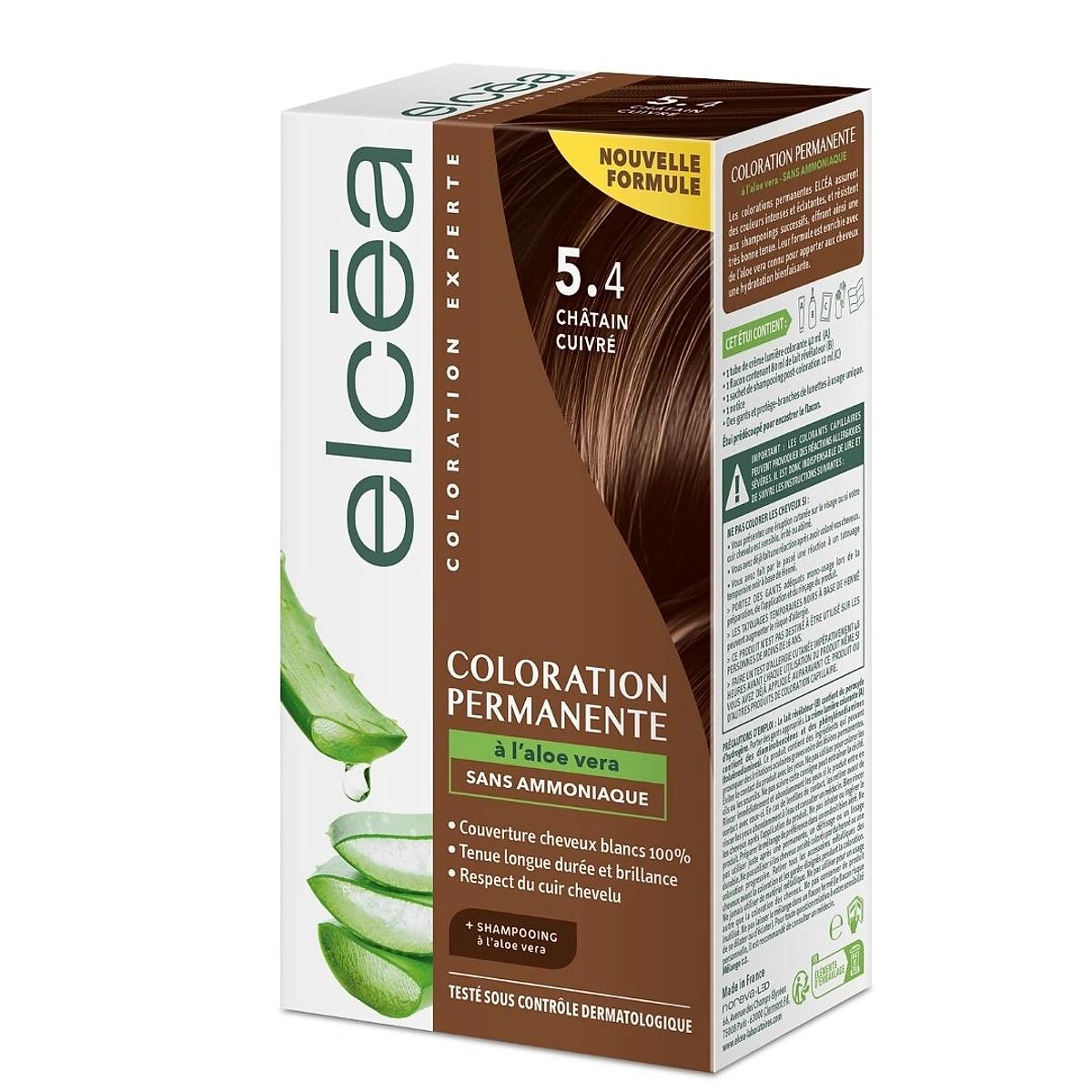 ELCEA Coloration Châtain Cuivré 5.4