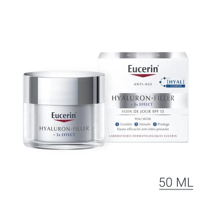 Eucerin HYALURON-FILLER + 3x EFFECT Soin de Jour Peau Sèche SPF 15