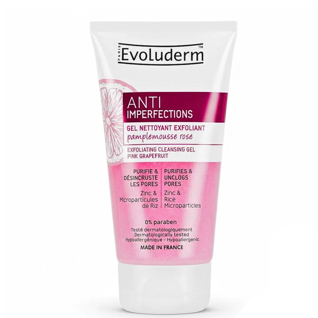 Evoluderm Gel Nettoyant Exfoliant Anti-Imperfection 150ml