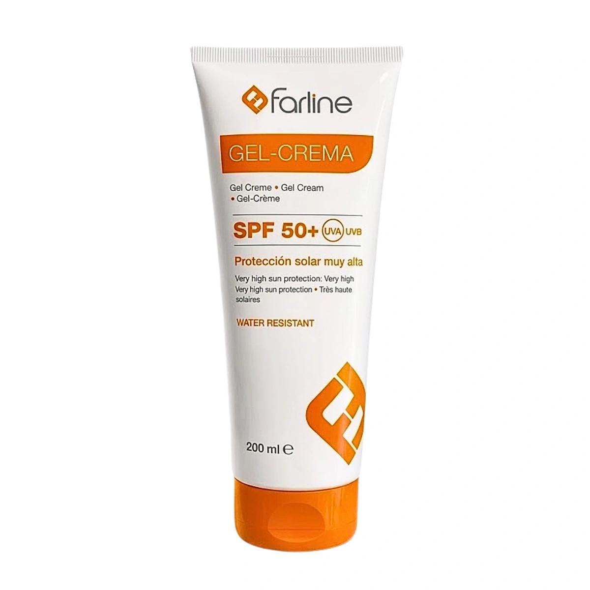 FARLINE Ecran Solaire Pediatrique Gel Creme Spf50+ 200ml