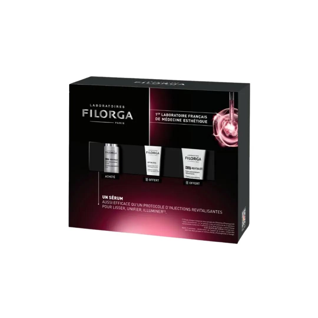 Filorga NCEF-Revitalize Serum+NCEF-Revitalize Creme+Optim-Eyes Coffret