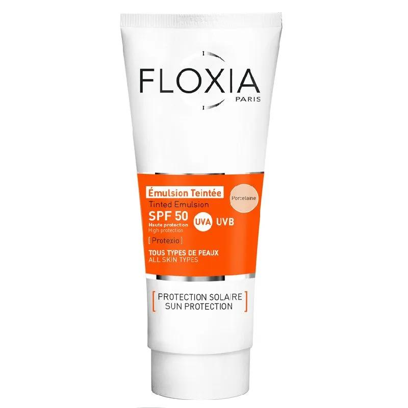 FLOXIA Ecran emulsion teinte pourcelaine spf50