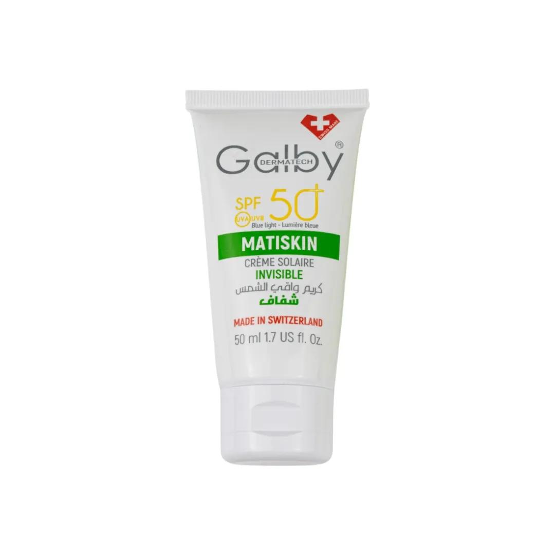 Galby Dermatech MATISKIN Crème Solaire Invisible SPF50+ 50ml