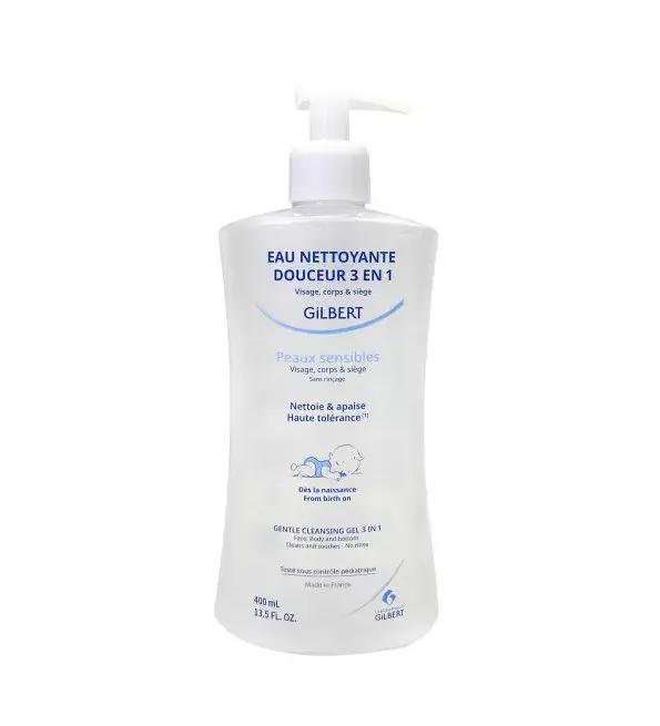 GILBERT Eau Nettoyante Douceur 3en1 Bebe 400ml