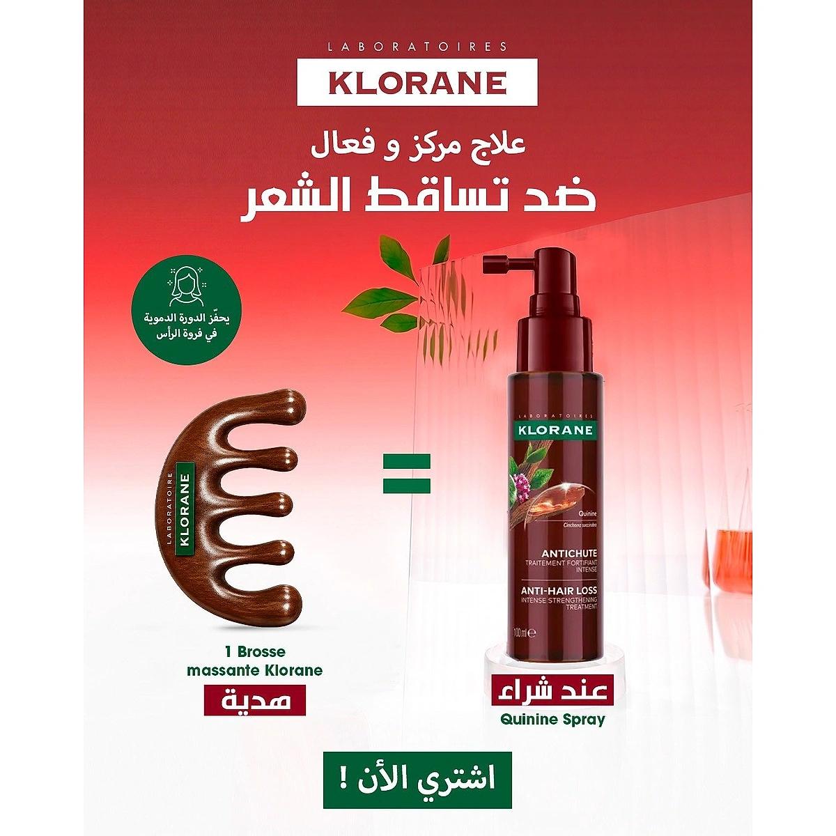 Klorane Sérum antichute à la Quinine & Edelweiss BIO Chute de cheveux 100ml