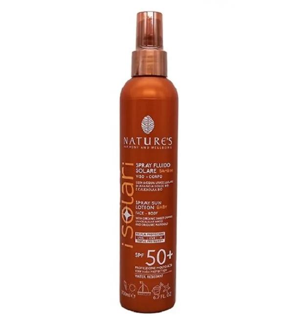 NATURES ISOLARI Spray Fluide Solaire Baby Spf50+ 200ml