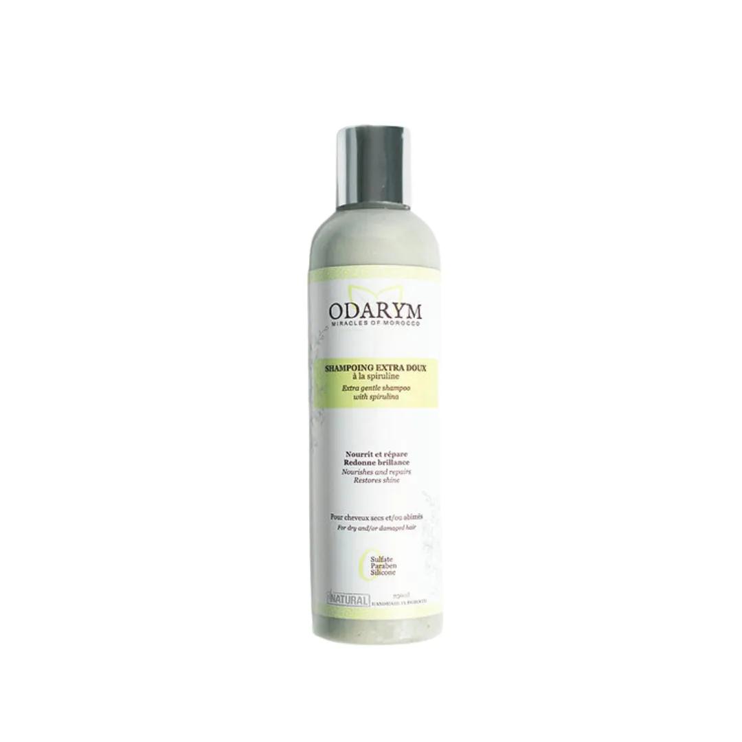 ODARYM Shampoing Liquide EXTRA DOUX à La Spiruline et à L'huile de Coco