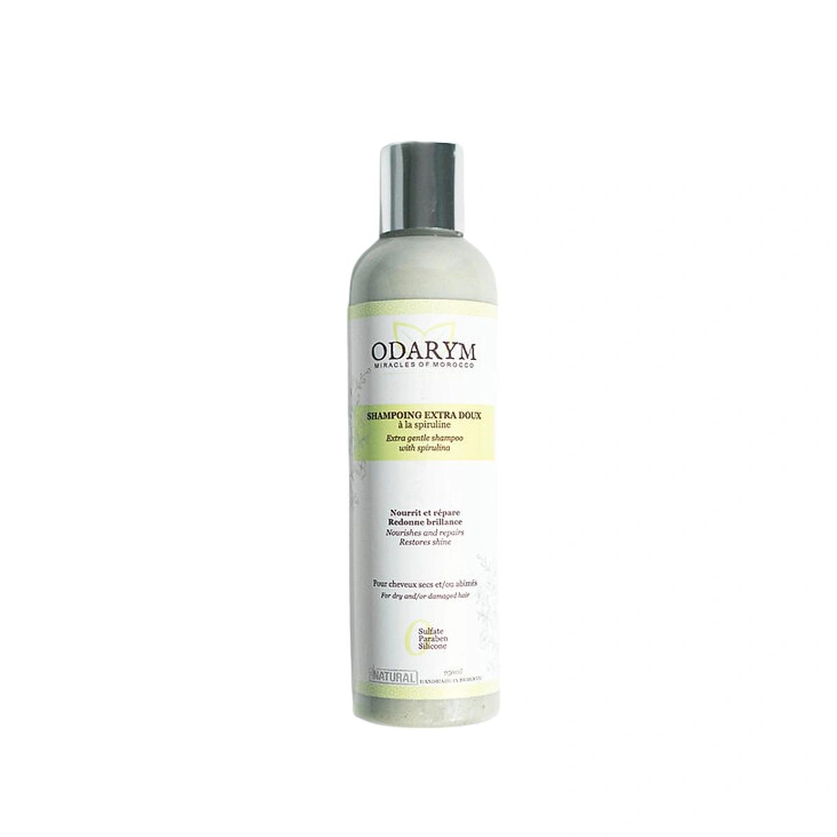 ODARYM Shampooing Liquide EXTRA DOUX à La Spiruline et à L'huile de Coco