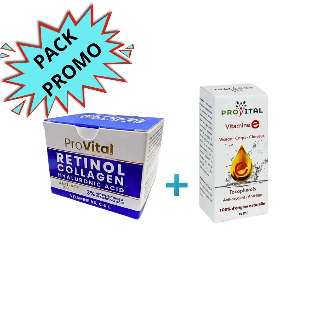 PRO-VITAL Pro Vital Creme Retinol+Vitamine E Anti Age Pack