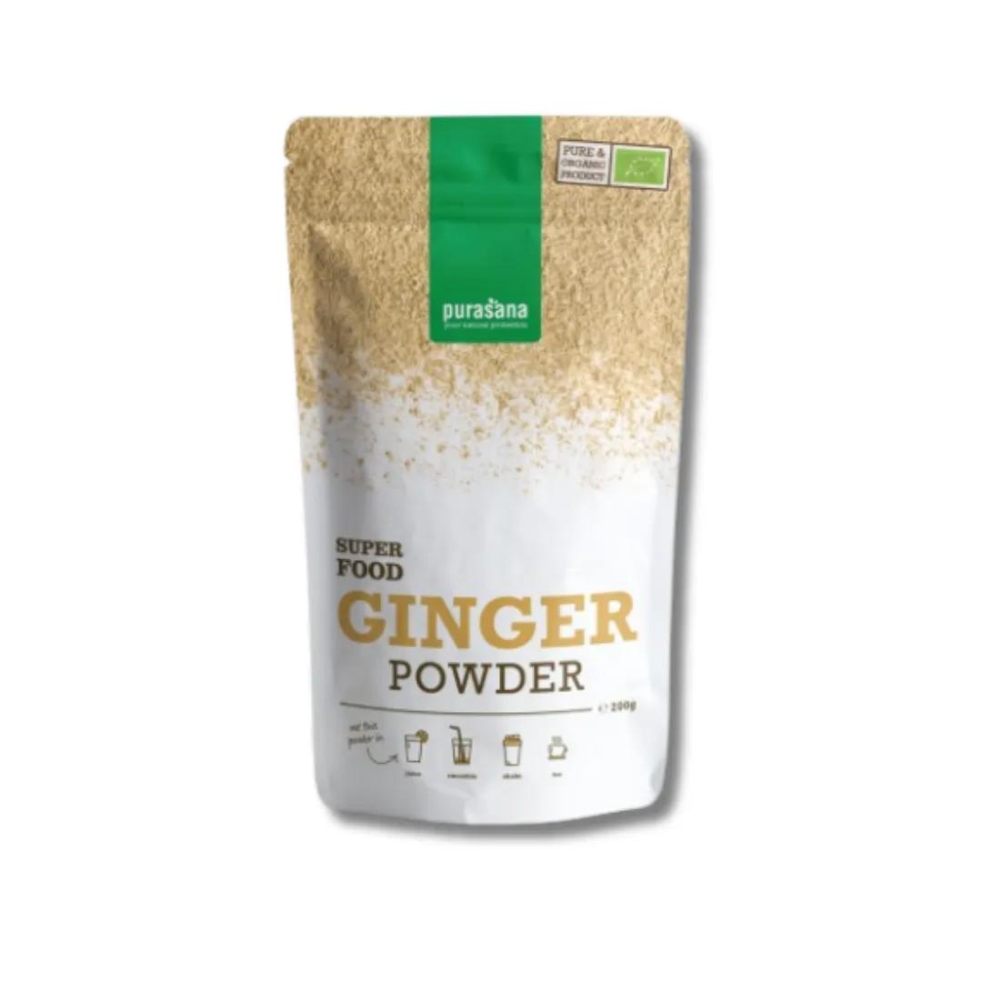 PURASANA Gingembre bio en poudre 200 G