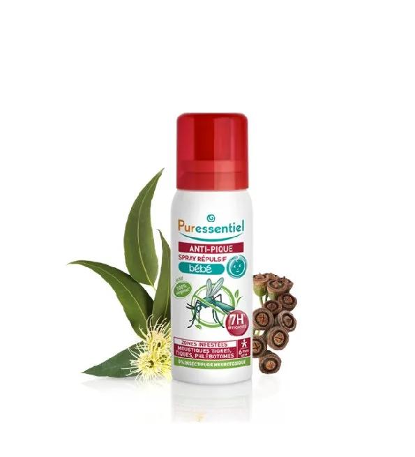PURESSENTIEL Anti pique Spray repulsif Bebe 60ml