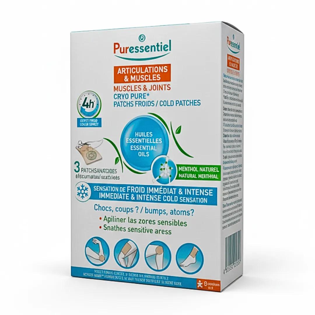 PURESSENTIEL Articulations & Muscles Cryo Pure Patchs Froids 3UN