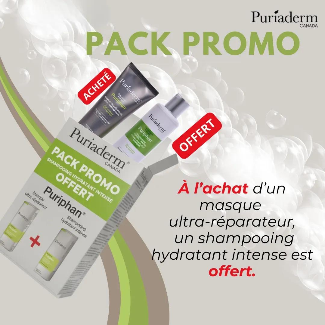 PURIADERM CANADA Puriaderm Puriphan Masque Ultra-Reparateur+Puriphan Shampoing Hydratant Pack
