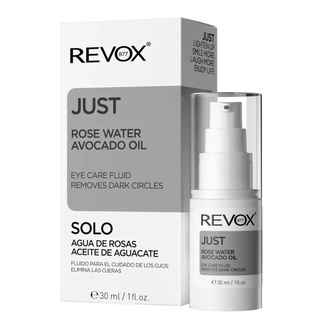REVOX JUST Fluide Contour des Yeux à L'huile D'avocat et à L'eau de Rose