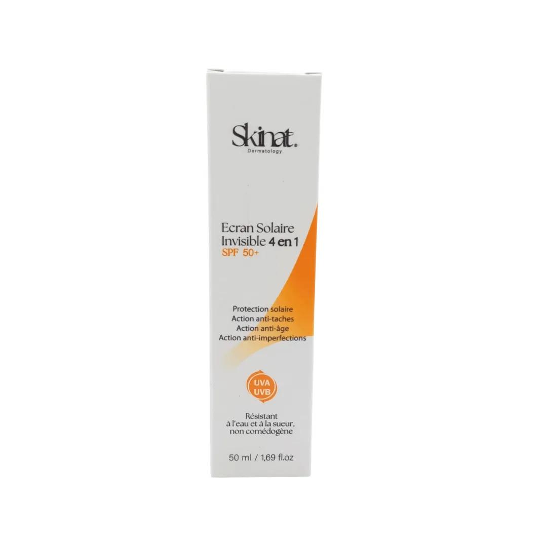 SKINAT Creme Solaire Invisible 4en1 spf50+ 50ml