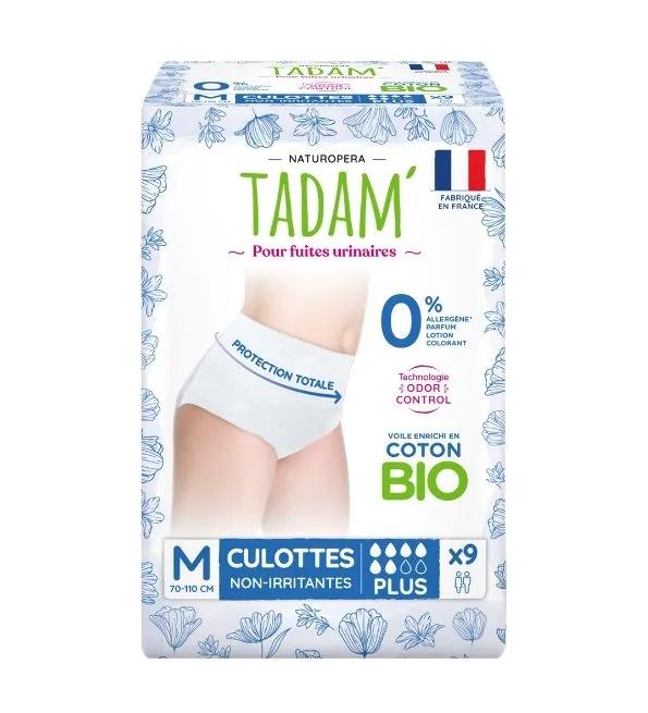 TADAM ' CULOTTES FUITES URINAIRES PLUS TAILLE M X9