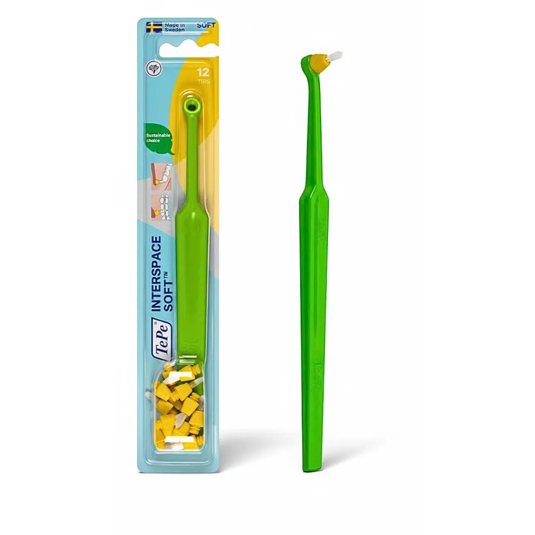 TEPE Brosse A Dents Interspace Soft 1 Manche +12 Pieces