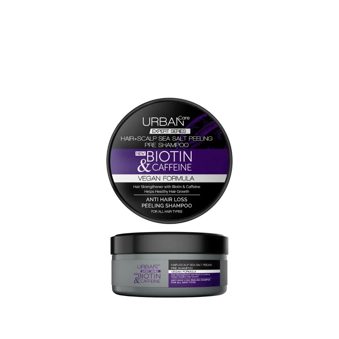 URBAN CARE Biotin & Coffeine N°2 Sea Salt Peeling Apres-Shampoo 200g