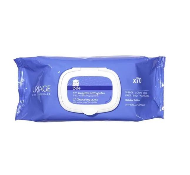 Uriage Bébé 1ères lingettes nettoyantes *70