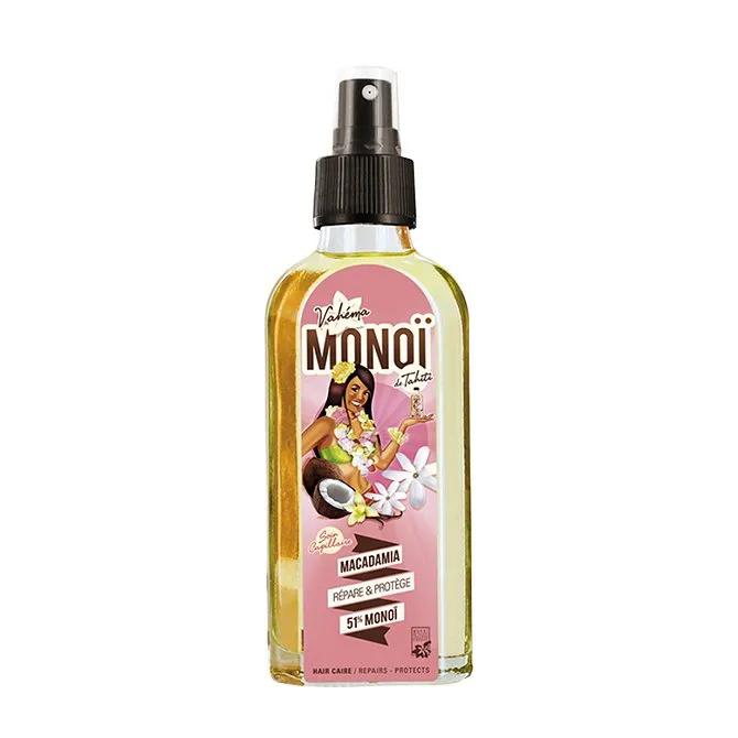 Vahéma Monoi de Tahiti Vahéma Monoi Soin Capillaire Macadamia 51% Monoï 100ml