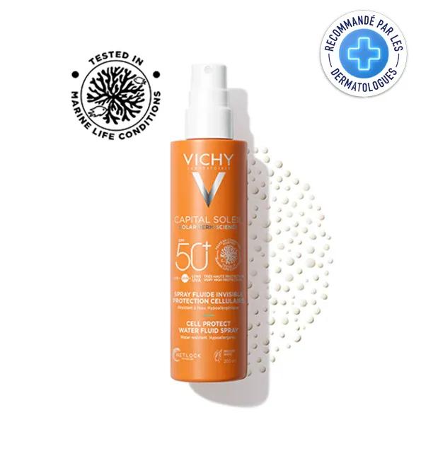 Vichy CAPITAL SOLEIL SPF50+ SPRAY FLUIDE INVISIBLE PROTECTION CELLULAIRE 200ML