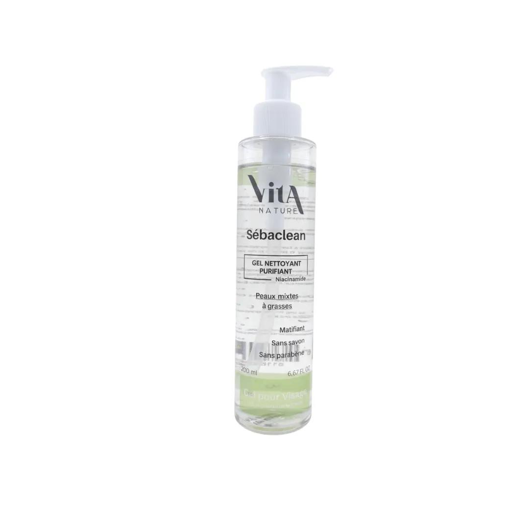 VITA NATURE Sebaclean Gel Nettoyant Purifiant 200ml