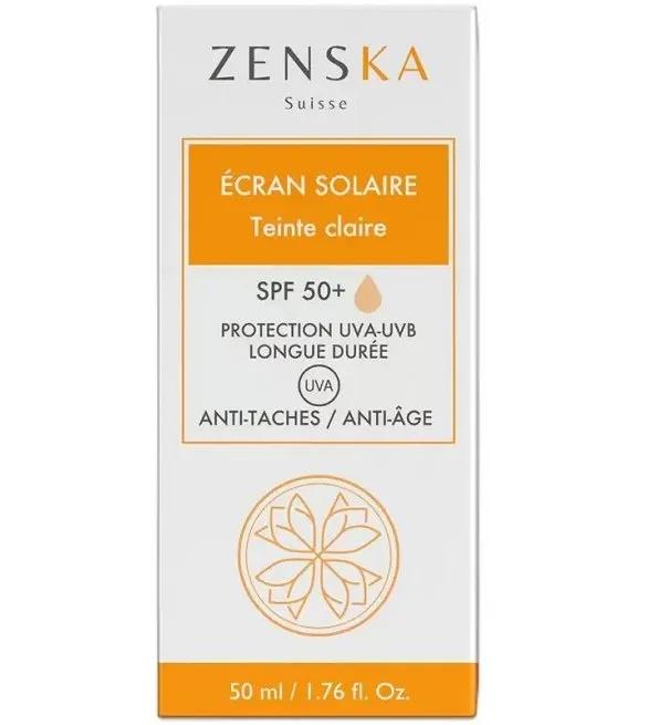 ZENSKA ÉCRAN SOLAIRE TEINTE CLAIRE 50ml
