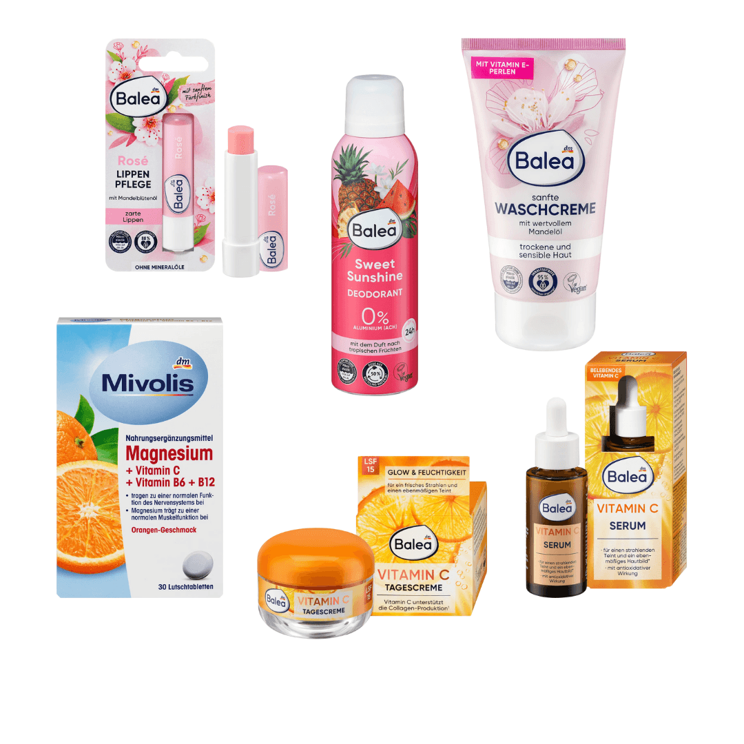 Balea Pack Beauté & Santé & Mivolis (Vitamine C, Déodorant, Crème, Sérum)