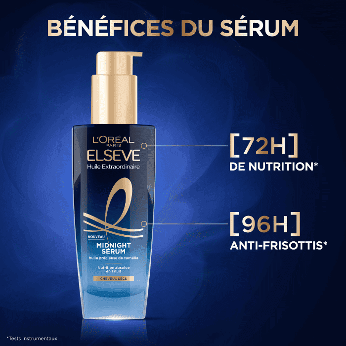 L'Oréal Paris elseve extra midnight serum 100ml = shampooing offert
