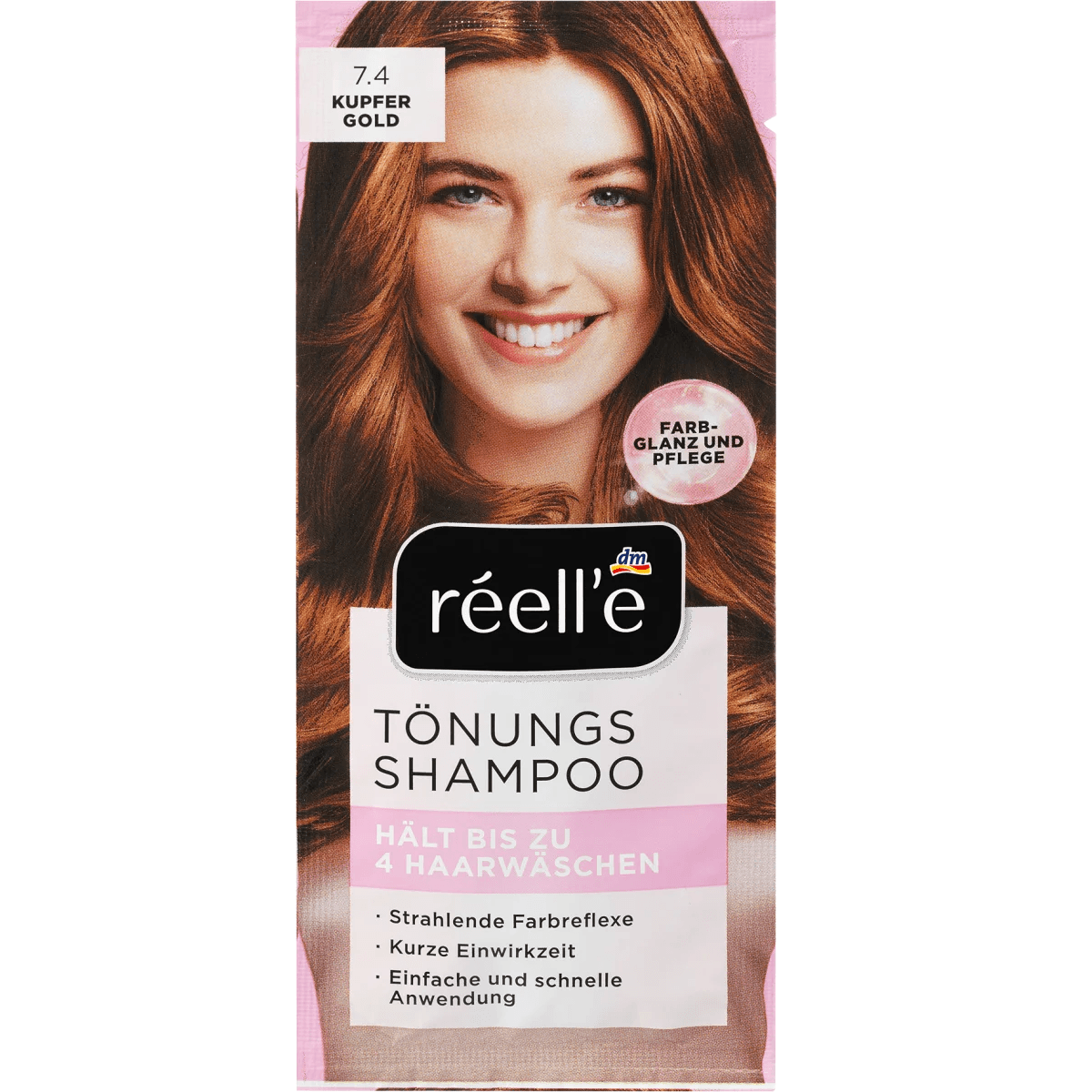 Réell'e Shampooing colorant 7.4 or cuivré