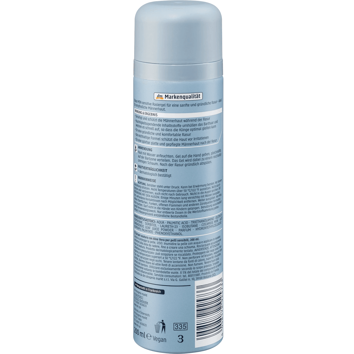Balea Men Gel à raser Sensitive 300 ml