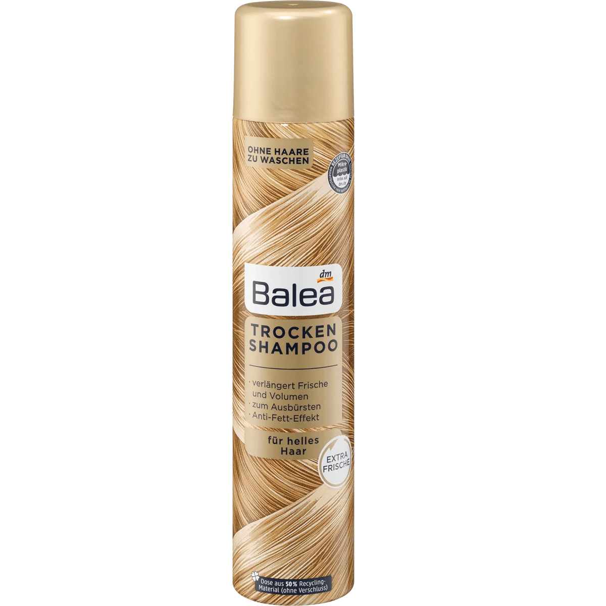 Balea Shampooing sec pour cheveux clairs