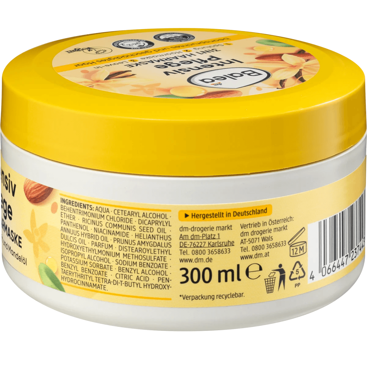 Balea Masque capillaire 3en1 soin intensif