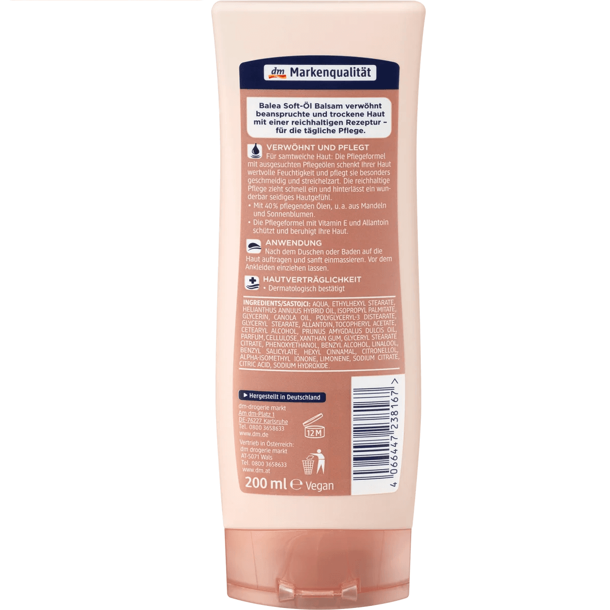 Balea Balsam à l'huile douce 200 ml