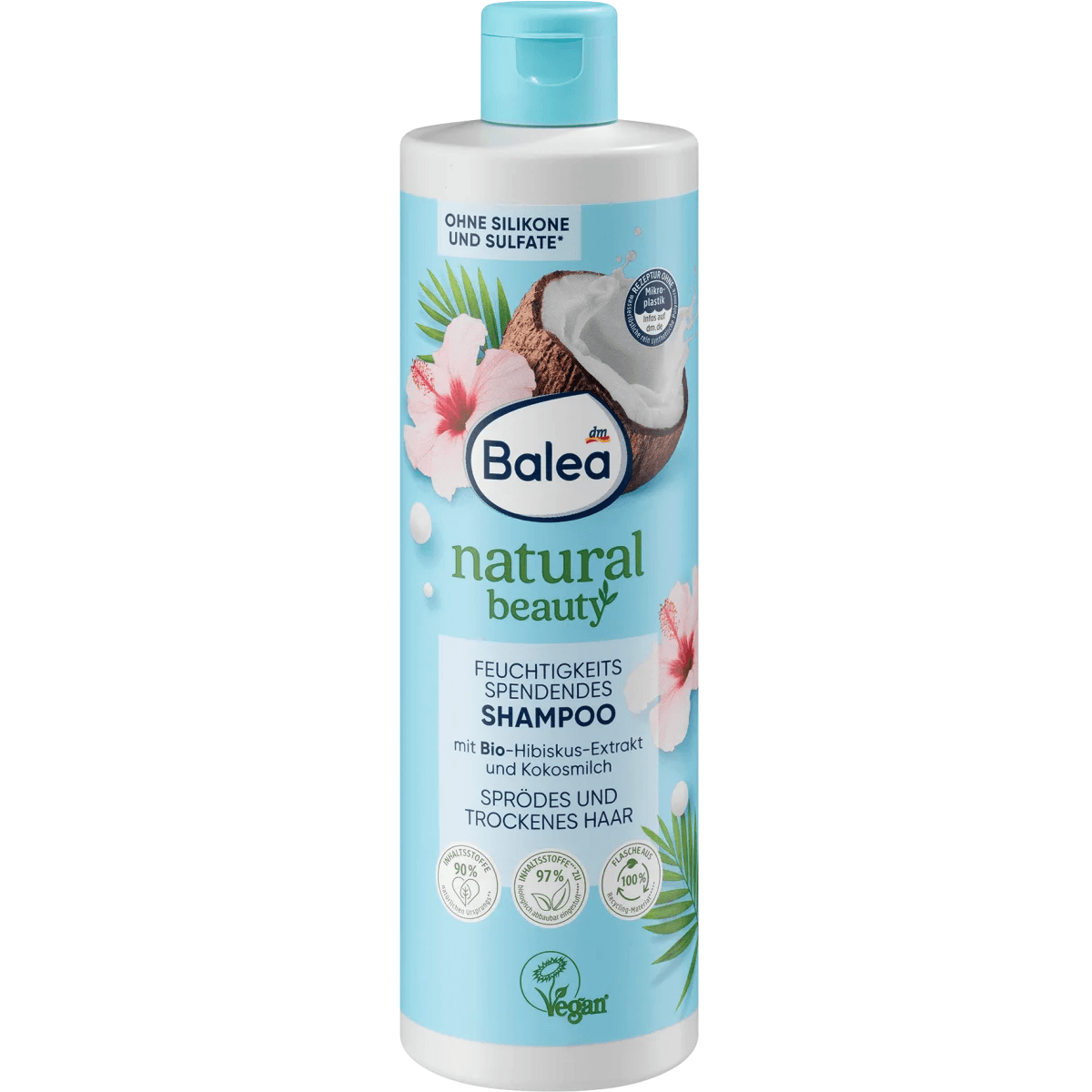 Balea Shampooing Natural Beauty lait de coco 400 ml