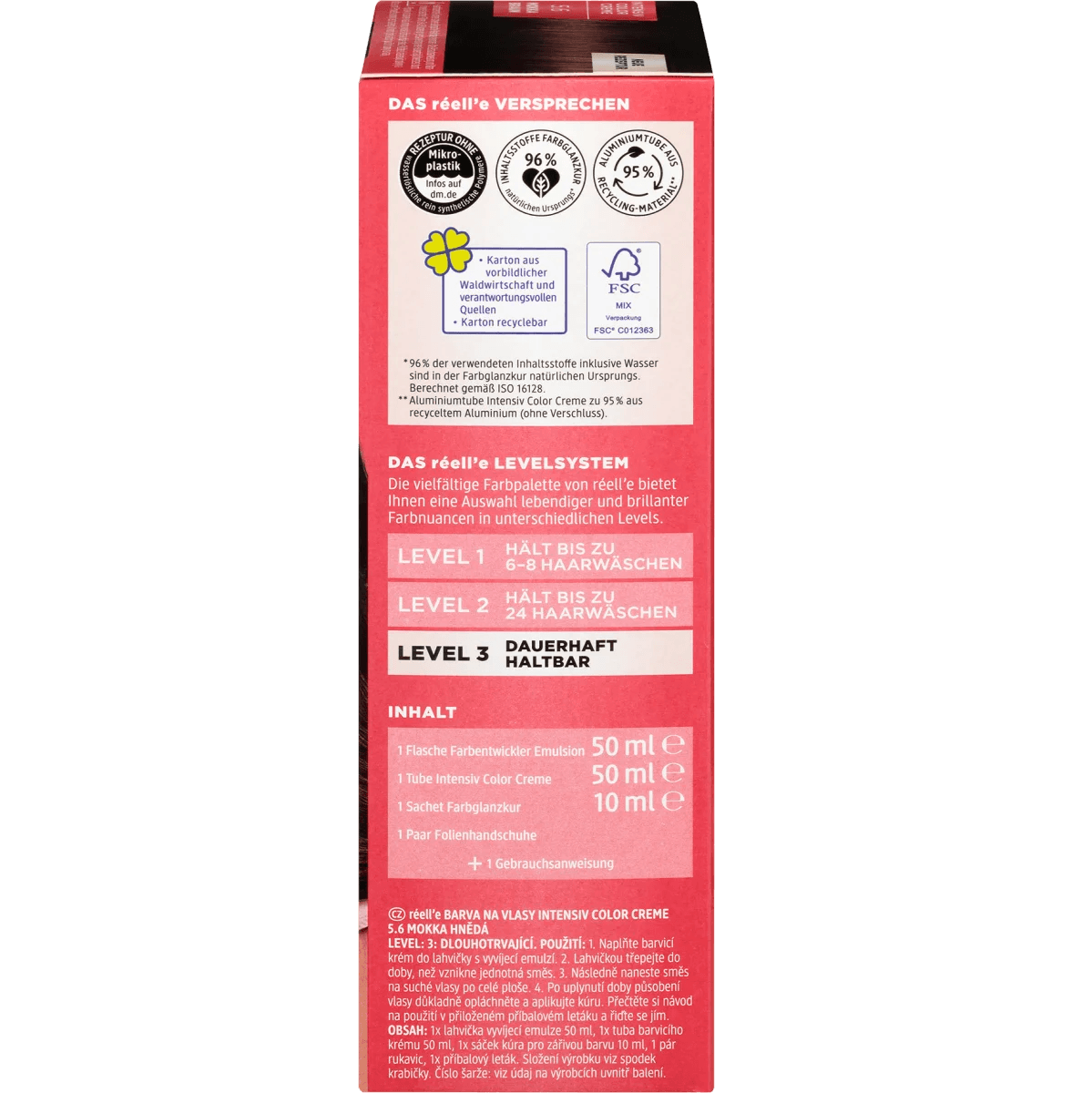 Réell'e Coloration pour cheveux 5.6 brun moka
