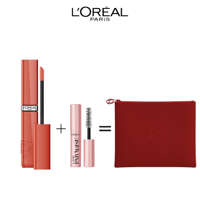L'Oréal Paris infaillible Liquide resistance rouge à lèvres 601 Worth IT = Mini mascara + Trousse Offertes