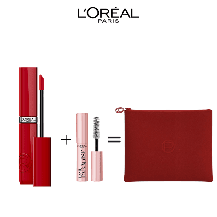 L'Oréal Paris infaillible Liquide resistance rouge à lèvres 420 True Romance = Mini mascara + Trousse Offertes