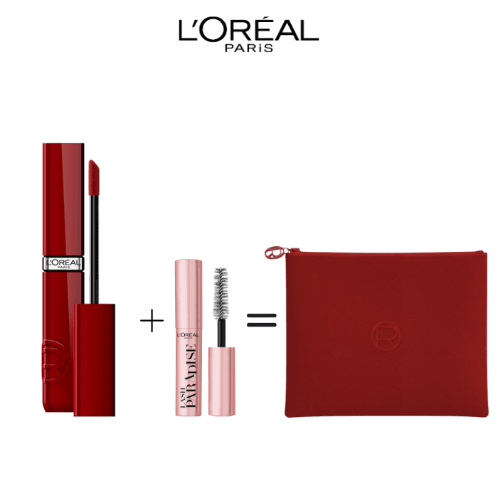 L'Oréal Paris infaillible Liquide resistance rouge à lèvres 520 Berry Bordeaux = Mini mascara + Trousse Offertes