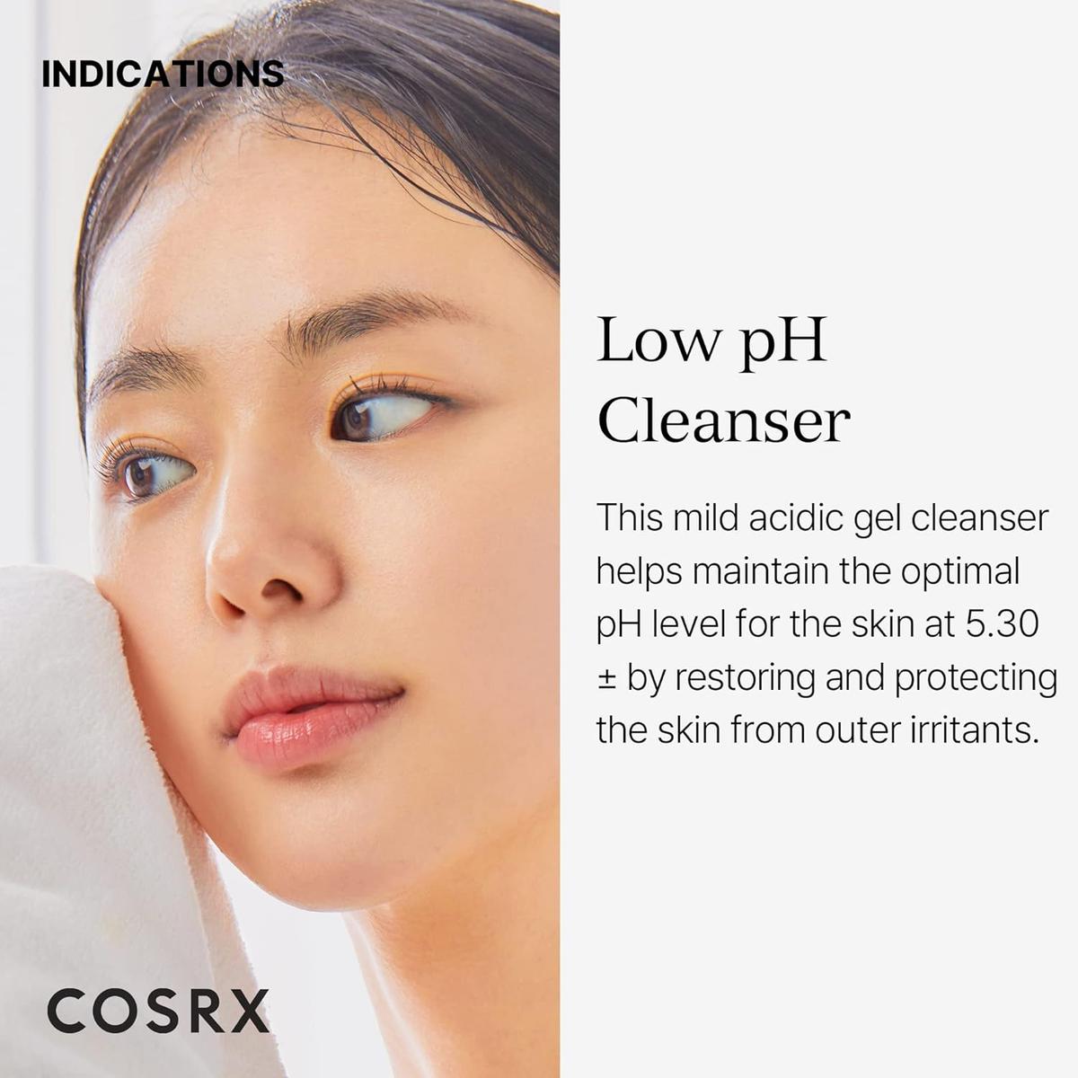 COSRX Low pH Good Morning Gel Cleanser Gentle Daily Cleanser for Sensitive Skin 150ml