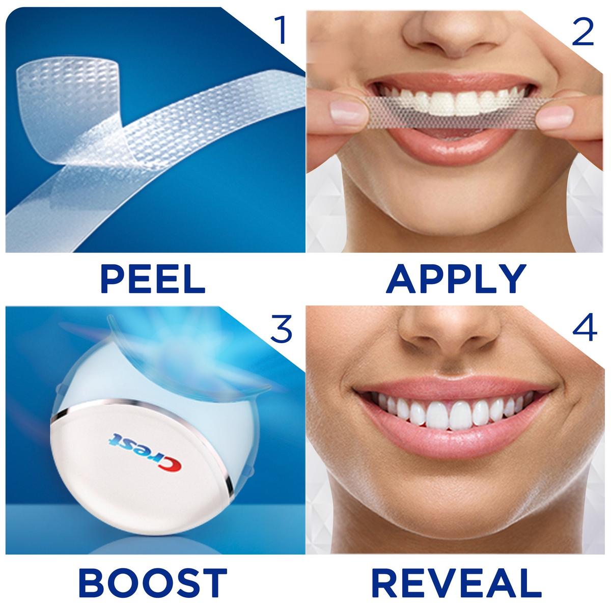 Crest 3D Whitestrips Professional Bright Kit de blanchiment dentaire, 12 niveaux de blancheur