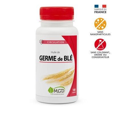 MGD Nature Mgd huile de Germe de blé 100 Gélules