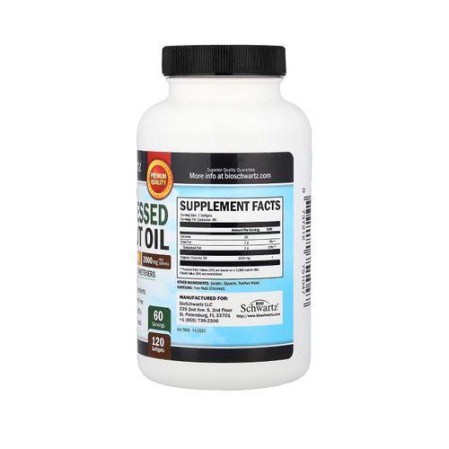 BioSchwartz Huile de Coco Bio 2000 mg