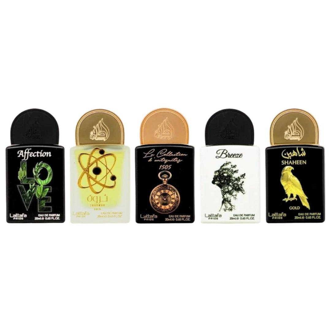 Lattafa Coffret Mini Collection Pride de Parfums (Eau de parfum/5 x 20 ml) n° 1